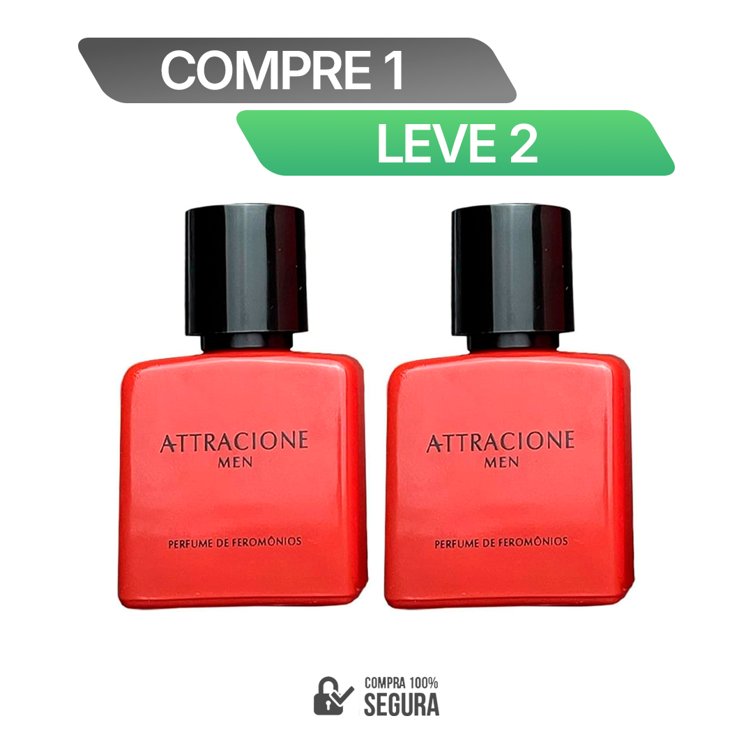 Perfume Attracione Men - Atraia Elas Através Dos Feromônios - Promoção Oficial